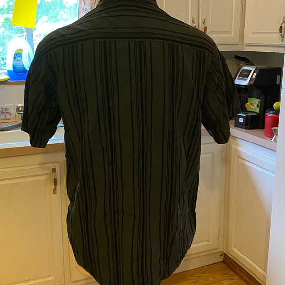 Men’s Anchor Blue short sleeve button up - Picture 3 of 3